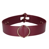 Бордовый ремень Halo Waist Belt - размер L-XL - Shots Media BV - купить с доставкой в Новошахтинске