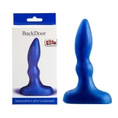 Синий анальный стимулятор Beginners p-spot massager - 11 см. - Lola Games - в Новошахтинске купить с доставкой