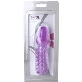 Фиолетовая насадка, удлиняющая половой член - 13,5 см. - Toyfa Basic - в Новошахтинске купить с доставкой