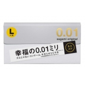 Презервативы Sagami Original 0.02 L-size увеличенного размера - 5 шт. - Sagami - купить с доставкой в Новошахтинске