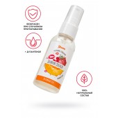 Съедобная гель-смазка Yovee «Двойной соблазн» с Д-пантенолом и вкусом клубники и дыни - 50 мл. - ToyFa - купить с доставкой в Новошахтинске