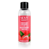 Массажное масло Sexy Sweet Nectar Lychee с феромонами и ароматом личи - 75 мл. - Биоритм - купить с доставкой в Новошахтинске
