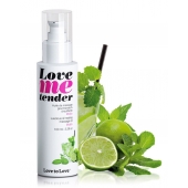 Съедобное согревающее массажное масло Love Me Tender Mojito с ароматом мохито - 100 мл. - Love to Love - купить с доставкой в Новошахтинске