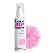Съедобное согревающее массажное масло Love Me Tender Cotton Candy с ароматом сладкой ваты - 100 мл. - Love to Love - купить с доставкой в Новошахтинске