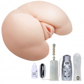 Вибрирующий мастурбатор-попка с ротацией и пультом управления - Baile - в Новошахтинске купить с доставкой