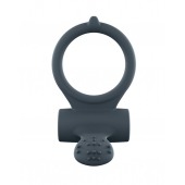 Серое перезаряжаемое эрекционное кольцо с вибрацией Power Clit - Dorcel - в Новошахтинске купить с доставкой