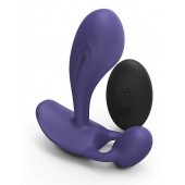 Темно-синий вибромассажер Witty P G Vibrator with Remote Control - Love to Love - в Новошахтинске купить с доставкой