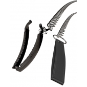 Зажим для половых губ с поводком Pussy Clamp With A Leash - Orion - купить с доставкой в Новошахтинске