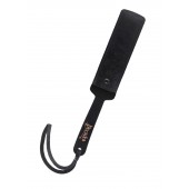 Черный кожаный пэддл - 37 см. - Pecado - купить с доставкой в Новошахтинске