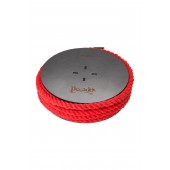 Красная веревка для шибари на катушке - 10 м. - Pecado - купить с доставкой в Новошахтинске