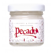 Массажная свеча Caramel   Popcorn - 35 мл. - Pecado - купить с доставкой в Новошахтинске