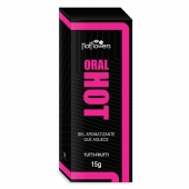 Гель для оральных ласк Oral Hot с согревающим эффектом - 15 гр. - HotFlowers - купить с доставкой в Новошахтинске