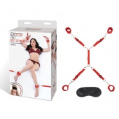 Красная фиксация на матрас Classic Bedspreader - Lux Fetish - купить с доставкой в Новошахтинске