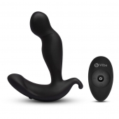 Черный анальный стимулятор с вращением и вибрацией 360 Plug - 13 см. - b-Vibe - в Новошахтинске купить с доставкой