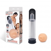Автоматическая вакуумная помпа-мастурбатор Blowjob Auto Sucker Penis Enlarger Pump - Lux Fetish - в Новошахтинске купить с доставкой