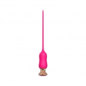 Розовый тонкий стимулятор Nipple Vibrator - 23 см. - I-MOON - купить с доставкой в Новошахтинске