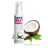 Съедобное согревающее массажное масло Love Me Tender Cocos с ароматом кокоса - 100 мл. - Love to Love - купить с доставкой в Новошахтинске