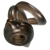 Черное эрекционное кольцо для пениса и мошонки - Orion - в Новошахтинске купить с доставкой