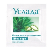 Гель-смазка «Услада с алоэ» - 3 гр. - Биоритм - купить с доставкой в Новошахтинске