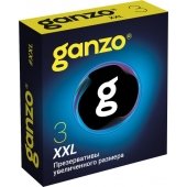 Презервативы увеличенного размера Ganzo XXL - 3 шт. - Ganzo - купить с доставкой в Новошахтинске