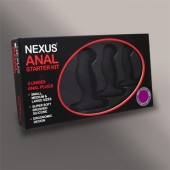 Набор из 3 массажеров простаты чёрного цвета NEXUS ANAL STARTER KIT - Nexus Range - в Новошахтинске купить с доставкой