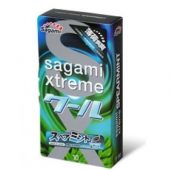 Презервативы Sagami Xtreme Mint с ароматом мяты - 10 шт. - Sagami - купить с доставкой в Новошахтинске