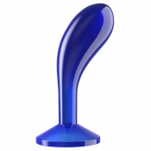 Синяя анальная втулка Flawless Clear Prostate Plug 6.0 - 15 см. - Lovetoy - в Новошахтинске купить с доставкой