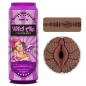 Коричневый мастурбатор-вагина Pleasure Brew Masturbator-Wild Ale в банке - Lovetoy - в Новошахтинске купить с доставкой