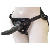 Комплект из трусиков Harness и двух насадок - 20,5 и 18 см. - LOVETOY (А-Полимер) - купить с доставкой в Новошахтинске