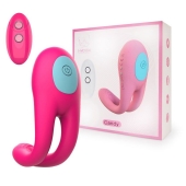 Розовое виброкольцо с пультом ДУ - I-MOON - в Новошахтинске купить с доставкой