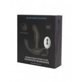 Черный вибромассажер простаты с эффектом фингеринга и пультом ДУ - Secwell - в Новошахтинске купить с доставкой