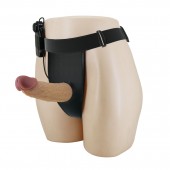 Полый вибрострапон на регулируемых трусиках Draven - 17,5 см. - Baile - купить с доставкой в Новошахтинске