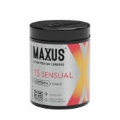 Анатомические презервативы MAXUS Sensual - 15 шт. - Maxus - купить с доставкой в Новошахтинске