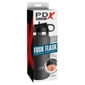 Серый мастурбатор в виде бутылки F*ck Flask - Pipedream - в Новошахтинске купить с доставкой
