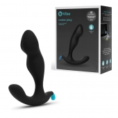 Черный утяжеленный анальный стимулятор Rocker Plug - 12 см. - b-Vibe - в Новошахтинске купить с доставкой