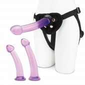 Тренировочный набор с тремя насадками Pegging Training Set - Lux Fetish - купить с доставкой в Новошахтинске