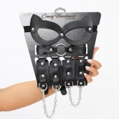 Соблазнительный кожаный набор БДСМ - Crazy Handmade - купить с доставкой в Новошахтинске