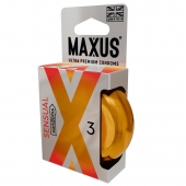 Презервативы анатомической формы Maxus Sensual - 3 шт. - Maxus - купить с доставкой в Новошахтинске