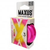 Ароматизированные презервативы Maxus Exotic Mix - 3 шт. - Maxus - купить с доставкой в Новошахтинске