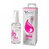 Возбуждающая силиконовая вагинальная смазка Yes Heat - 50 мл. - Sitabella - купить с доставкой в Новошахтинске