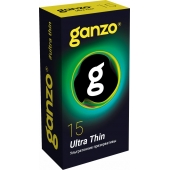Прозрачные ультратонкие презервативы Ganzo Ultra thin - 15 шт. - Ganzo - купить с доставкой в Новошахтинске