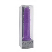 Фиолетовый вибратор-реалистик PURRFECT SILICONE CLASSIC 8.5INCH - 21,5 см. - Dream Toys