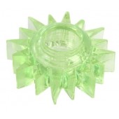 Зеленое эрекционное кольцо-солнце - Toyfa Basic - в Новошахтинске купить с доставкой