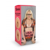 Двусторонний мастурбатор Lola Taylor - 22 см. - ФлешНаш - в Новошахтинске купить с доставкой
