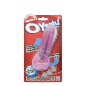 Фиолетовое эрекционное кольцо с вибрацией и пальчиком OYEAH PURPLE - Screaming O - в Новошахтинске купить с доставкой