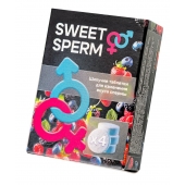Шипучие таблетки для мужчин Sweet Sperm для изменения вкуса спермы (4 шт. по 0,5 гр.) - Капиталпродукт - купить с доставкой в Новошахтинске