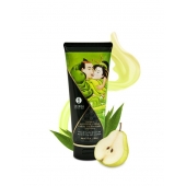 Массажный крем для тела с ароматом груши и зелёного чая Pear   Exotic Green Tea - 200 мл. - Shunga - купить с доставкой в Новошахтинске