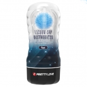 Прозрачный текстурированный мастурбатор Vacuum Cup Masturbator Planet - Baile - в Новошахтинске купить с доставкой