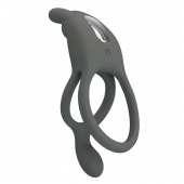 Серое эрекционное виброкольцо Dwayne - Baile - в Новошахтинске купить с доставкой