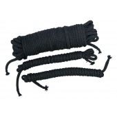 Чёрные хлопковые верёвки для бондажа - Orion - купить с доставкой в Новошахтинске